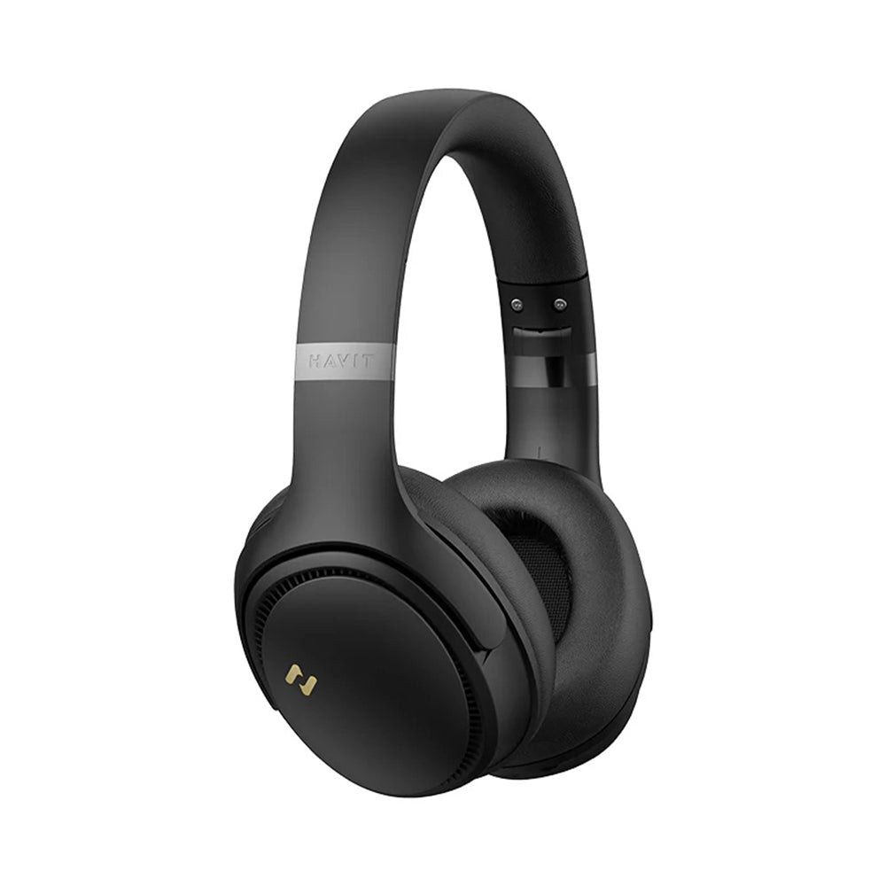 Casti Havit Wireless (H630BT Pro), Bluetooth 5.3, ANC, Foldable, Portable, 500mAh, Type-C, Negru