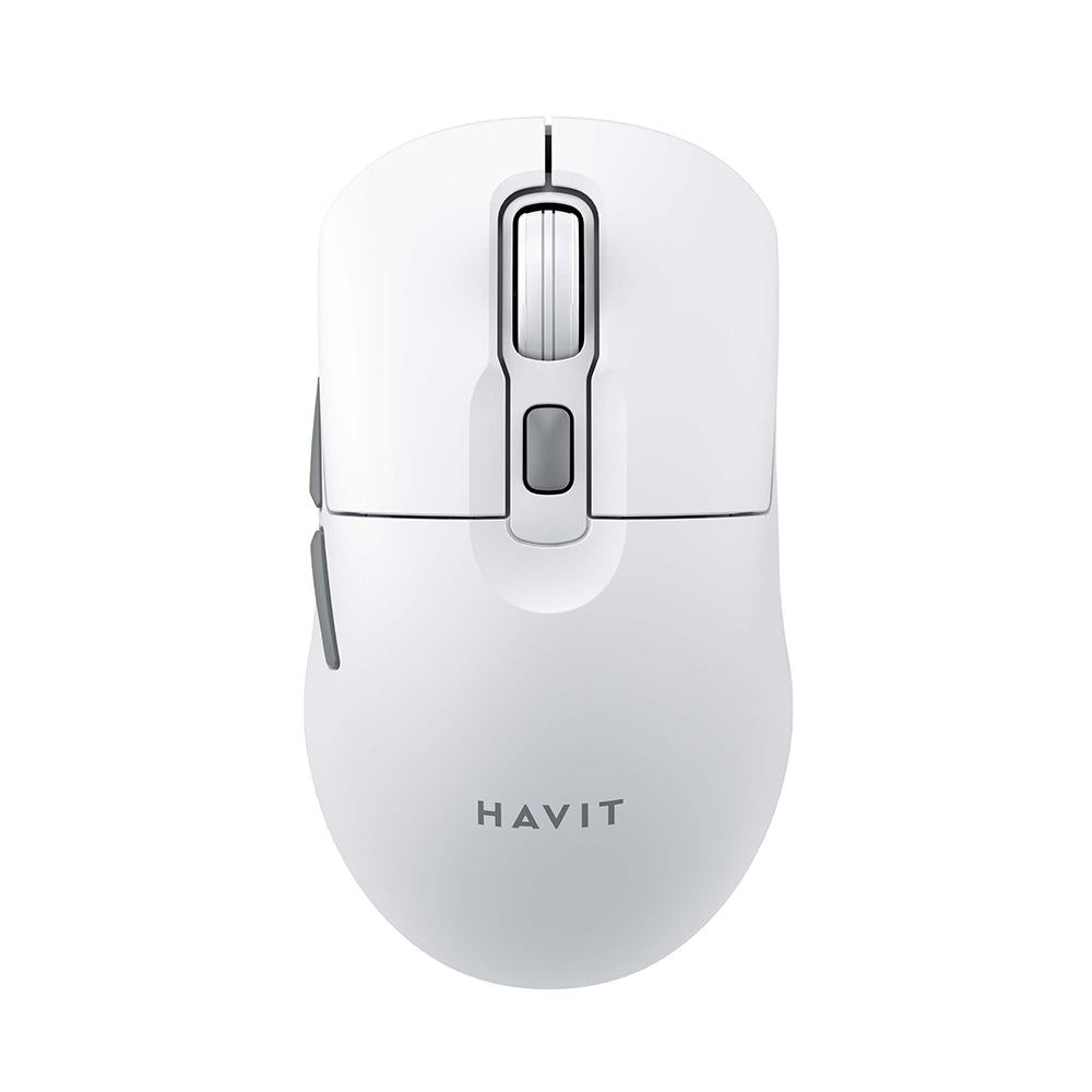 Tastatura/Mouse Havit Wireless Mouse (MS59WB), 2.4GHz, 800/1200/1600 DPI, ABS, PC, AA Battery, Alb