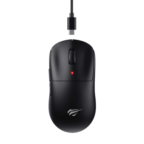 Tastatura/Mouse Havit Wireless Gaming Mouse (MS970WB Pro), 2.4GHz, 800/1600/2400/3200/6400/12000 DPI, 300mAh, Negru