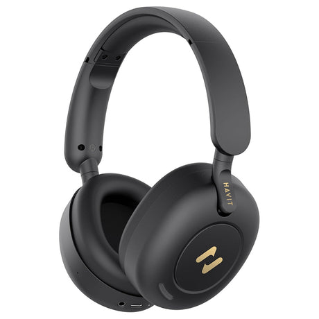 Casti Havit Wireless (H655BT Pro), with Case, Bluetooth 5.3, Noise Cancelling, Multipoint, Hi-Res, 700mAh, Negru