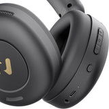 Casti Havit Wireless (H655BT Pro), with Case, Bluetooth 5.3, Noise Cancelling, Multipoint, Hi-Res, 700mAh, Negru