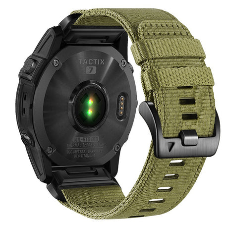 Curea smartwatch Techsuit Watchband QuickFit 20mm (W070) compatibil cu Instinct 2S/2S Solar/Approach S70 42mm/fenix 7S Pro Sapphire Solar, Verde Dew