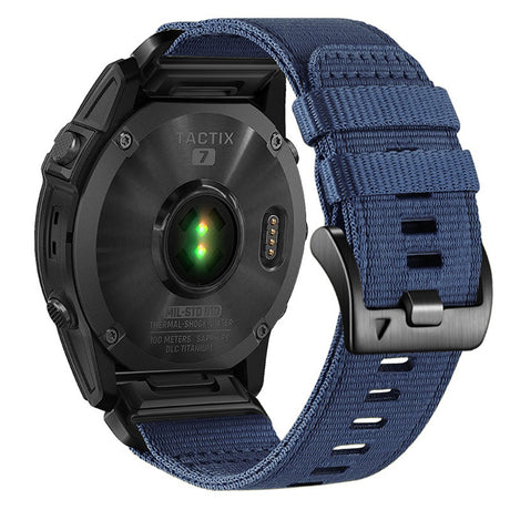 Curea smartwatch Techsuit Watchband QuickFit 20mm (W070) compatibil cu Instinct 2S Solar/Approach S70 42mm/fenix 7S Pro Sapphire Solar, Nightshade Blue