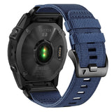 Curea smartwatch Techsuit Watchband QuickFit 26mm (W070) compatibil cu Garmin Fenix 3/3 HR/5X/5X Plus/6X/6X Pro/7X/7X Pro Solar, Nightshade Blue