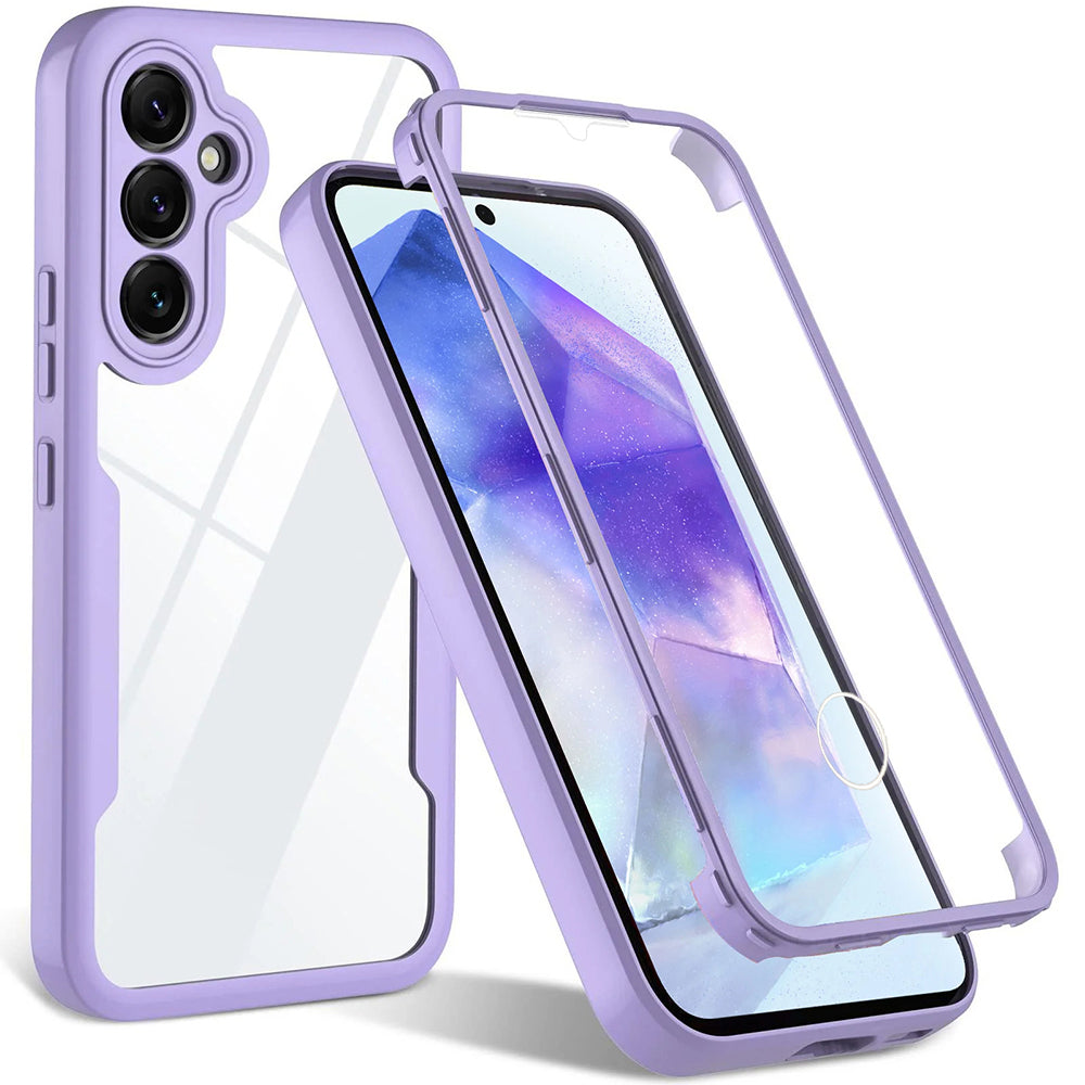 Husa de protectie Techsuit ColorVerse 360 Series compatibil cu Samsung Galaxy A55 5G, Mov