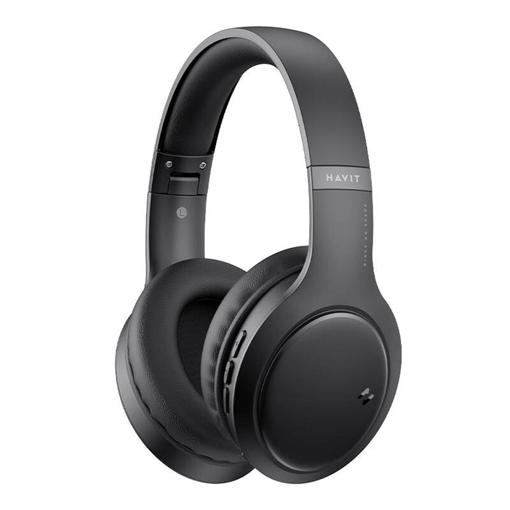 Casti Havit Wireless (H633BT), Bluetooth 5.1, 350mAh, Multipoint, HD Stereo Sound, Negru
