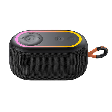 Casti Havit Wireless Speaker (SK809BT), USB-C, Bluetooth 5.3, TWS, TF, USB, FM, AUX, Hands-Free Call, RGB, IPX5, 1200mAh, Negru