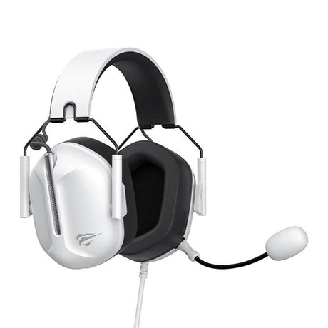 Casti Havit Gaming Headphones (H2033d) Foldable, Omnidirectional Microphone, 3.5mm Jack, White / Black