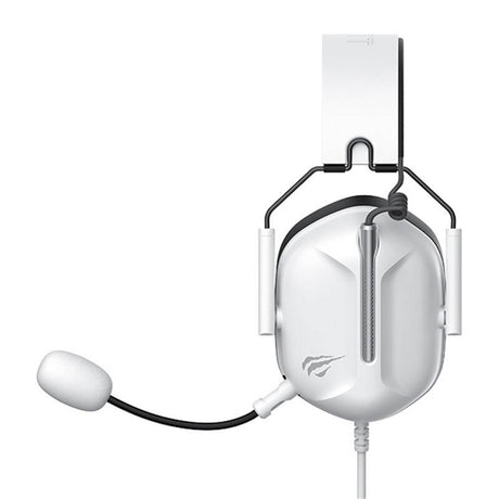 Casti Havit Gaming Headphones (H2033d) Foldable, Omnidirectional Microphone, 3.5mm Jack, White / Black