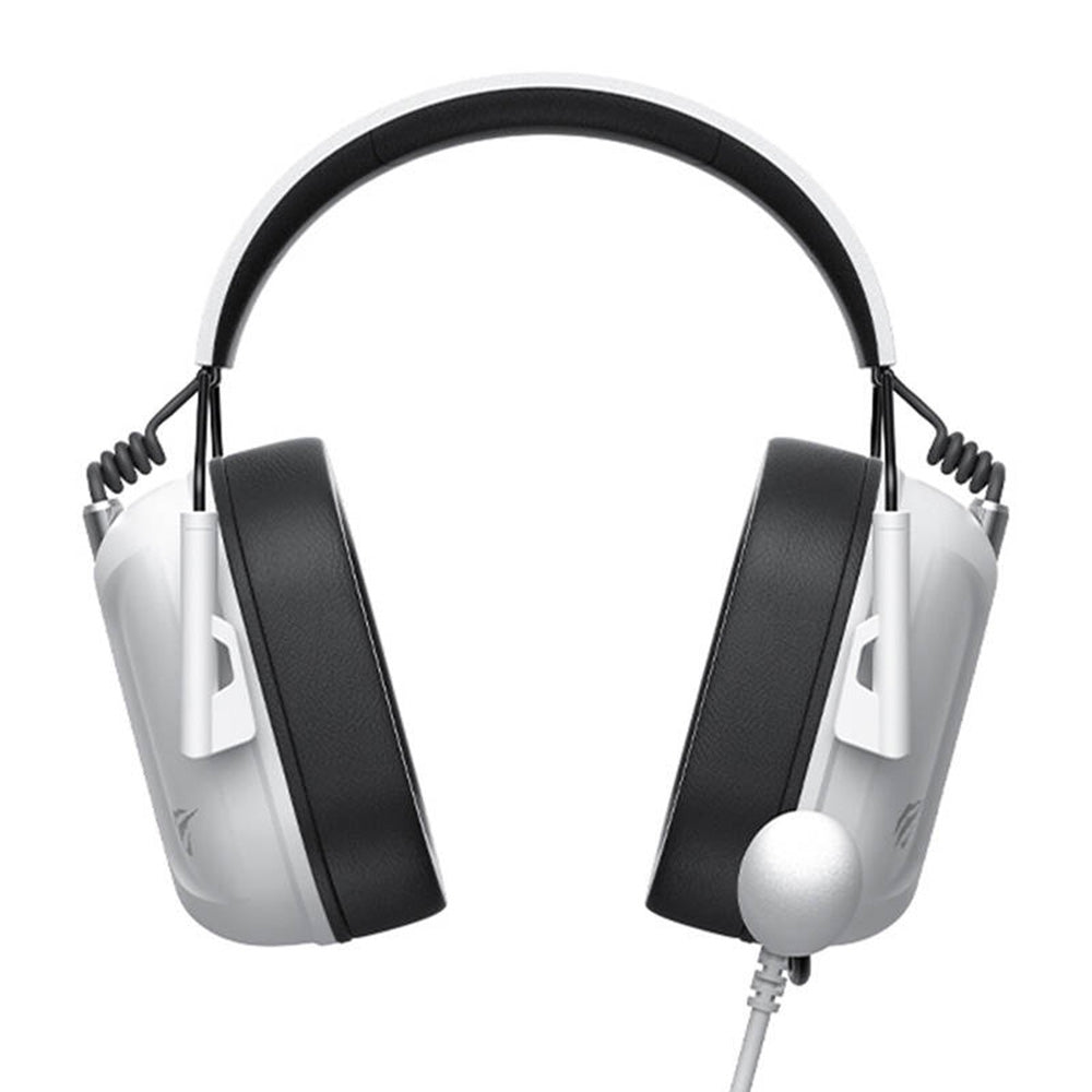 Casti Havit Gaming Headphones (H2033d) Foldable, Omnidirectional Microphone, 3.5mm Jack, White / Black