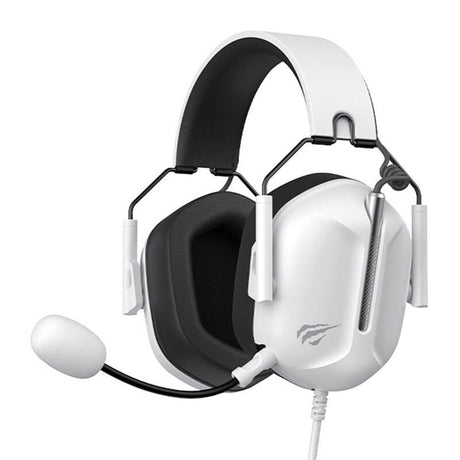 Casti Havit Gaming Headphones (H2033d) Foldable, Omnidirectional Microphone, 3.5mm Jack, White / Black