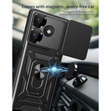 Husa de protectie Techsuit CamShield Series compatibil cu Xiaomi Redmi 13 / Poco M6 4G, Negru
