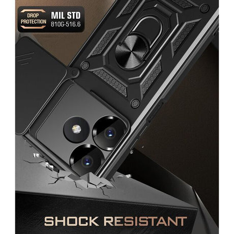 Husa de protectie Techsuit CamShield Series compatibil cu Xiaomi Redmi 13 / Poco M6 4G, Negru