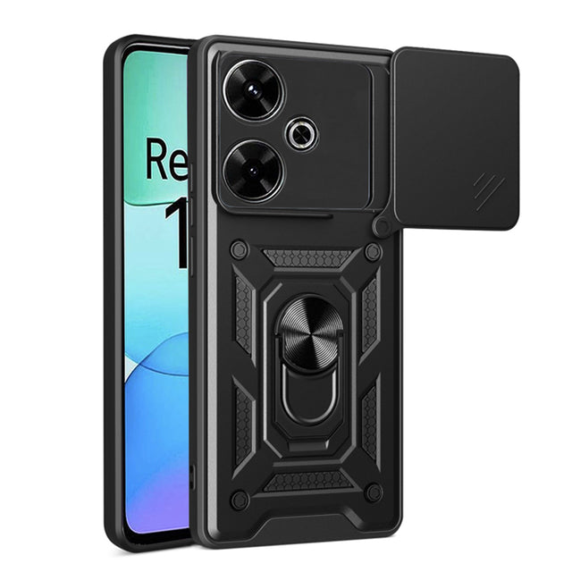 Husa de protectie Techsuit CamShield Series compatibil cu Xiaomi Redmi 13 / Poco M6 4G, Negru