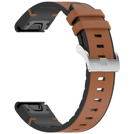 Curea smartwatch Techsuit Watchband QuickFit 20mm (W071) compatibil cu Instinct 2S/2S Solar/Approach S70 42mm/fenix 7S Pro Sapphire Solar, Maro