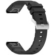 Curea smartwatch Techsuit Watchband QuickFit 20mm (W071) compatibil cu Instinct 2S/2S Solar/Approach S70 42mm/fenix 7S Pro Sapphire Solar, Negru