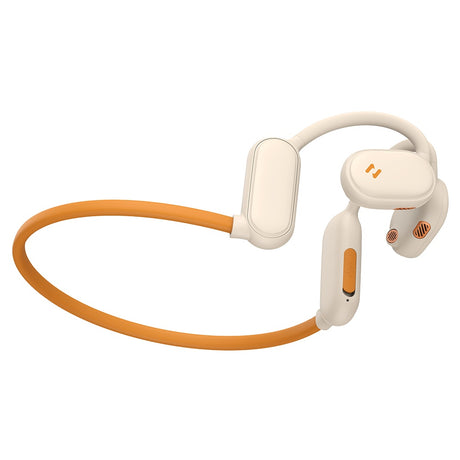 Casti Havit Bluetooth Earphones Freego Pro (E553BT), for Sport, Bluetooth, Type-C, AI Call Noise Cancellation, 110mAh, Bej