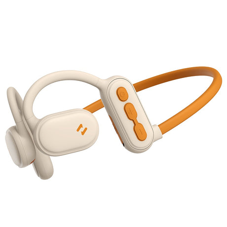 Casti Havit Bluetooth Earphones Freego Pro (E553BT), for Sport, Bluetooth, Type-C, AI Call Noise Cancellation, 110mAh, Bej