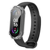 Folie de protectie smartwatch Techsuit Defense360 Pro + Screen Protector compatibil cu Xiaomi Smart Band 7 / 7 NFC, Transparent