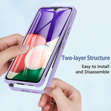 Folie de protectie Techsuit ColorVerse 360 Series + compatibil cu Xiaomi Redmi 14C / Poco C75, Mov