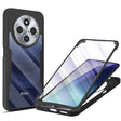 Folie de protectie Techsuit ColorVerse 360 Series + compatibil cu Xiaomi Redmi 14C / Poco C75, Negru