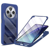 Folie de protectie Techsuit ColorVerse 360 Series + compatibil cu Xiaomi Redmi 14C / Poco C75, Albastru