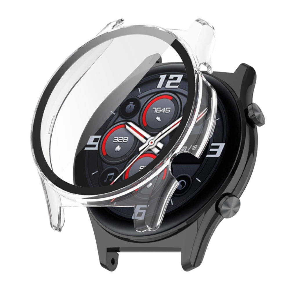 Folie de protectie smartwatch Techsuit Defense360 Pro + Screen Protector compatibil cu Honor Watch GS 3, Transparent