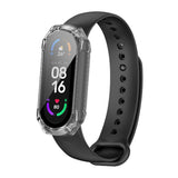 Folie de protectie smartwatch Techsuit Defense360 Pro + Screen Protector compatibil cu Xiaomi Mi Band 4 / 5 / 5 NFC / 6 / 6 NFC, Transparent