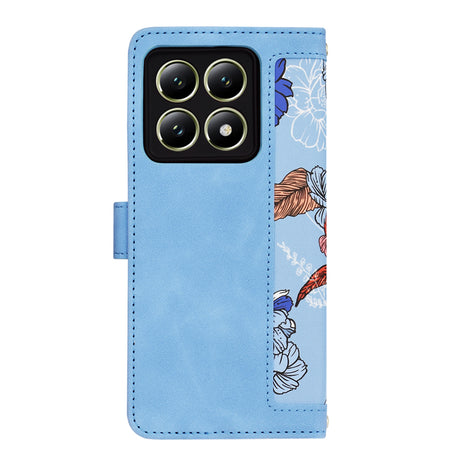 Husa de protectie Techsuit FlipCraft compatibil cu Xiaomi 14T, Vibrant Blue