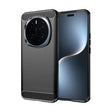 Husa de protectie Techsuit Carbon Silicone compatibil cu Honor Magic7 Pro, Negru