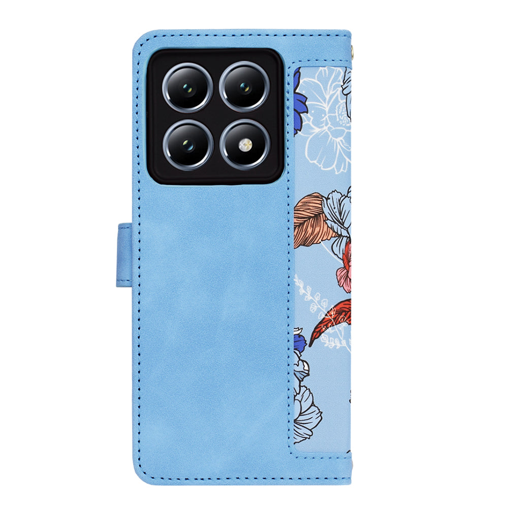 Husa de protectie Techsuit FlipCraft compatibil cu Xiaomi 14T Pro, Vibrant Blue