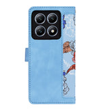 Husa de protectie Techsuit FlipCraft compatibil cu Xiaomi 14T Pro, Vibrant Blue