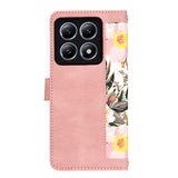Husa de protectie Techsuit FlipCraft compatibil cu Xiaomi 14T Pro, Sweetheart Pink