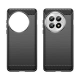 Husa de protectie Techsuit Carbon Silicone compatibil cu OnePlus 13, Albastru