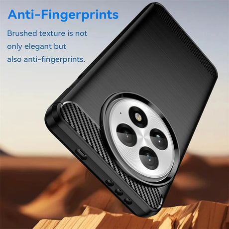 Husa de protectie Techsuit Carbon Silicone compatibil cu OnePlus 13, Albastru