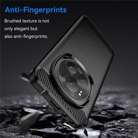 Husa de protectie Techsuit Carbon Silicone compatibil cu Xiaomi 15 Pro, Negru