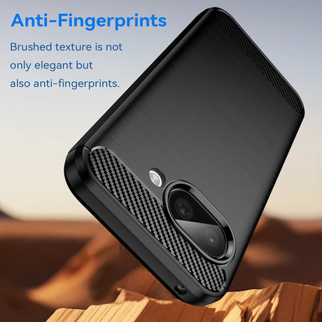 Husa de protectie Techsuit Carbon Silicone compatibil cu Google Pixel 9a, Albastru