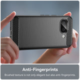 Husa de protectie Techsuit Carbon Silicone compatibil cu Google Pixel 9a, Albastru