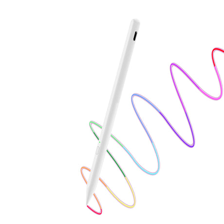 Stylus Techsuit Stylus Pen (AX10), for iPad, Bluetooth, Type-C, Palm Rejection, Tilt Pressure Sense, 130mAh, 5V, 0.2A, Alb