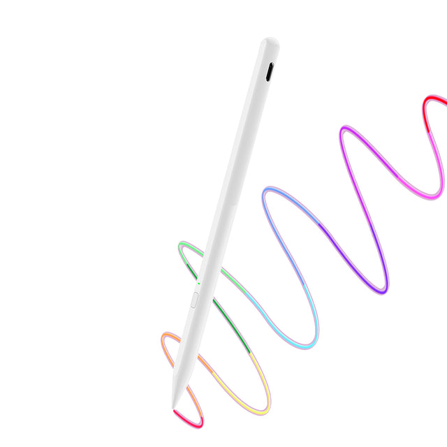 Stylus Techsuit Stylus Pen (AX10), for iPad, Bluetooth, Type-C, Palm Rejection, Tilt Pressure Sense, 130mAh, 5V, 0.2A, Alb