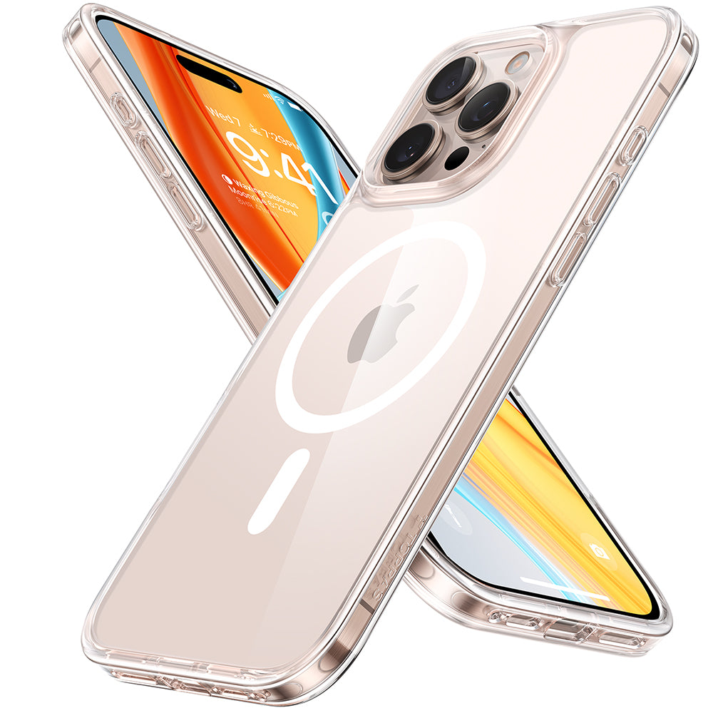 Husa de protectie Torras Diamond MagSafe compatibil cu iPhone 16 Pro Max, Transparent