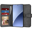 Husa de protectie Techsuit Diary Book compatibil cu Xiaomi 15 Pro, Negru