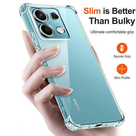 Husa de protectie Techsuit Shockproof Clear Silicone compatibil cu Xiaomi 15, Transparent