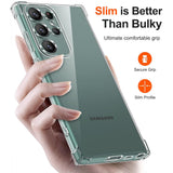 Husa de protectie Techsuit Shockproof Clear Silicone compatibil cu Samsung Galaxy S25 Ultra, Transparent