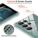 Husa de protectie Techsuit Shockproof Clear Silicone compatibil cu Samsung Galaxy S25 Ultra, Transparent