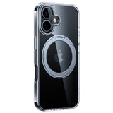 Husa de protectie Torras Ostand Pro MagSafe Series compatibil cu iPhone 16, Transparent