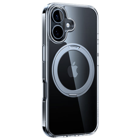 Husa de protectie Torras Ostand Pro MagSafe Series compatibil cu iPhone 16, Transparent
