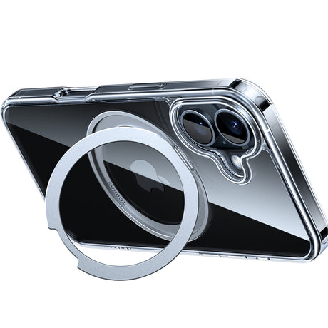 Husa de protectie Torras Ostand Pro MagSafe Series compatibil cu iPhone 16, Transparent