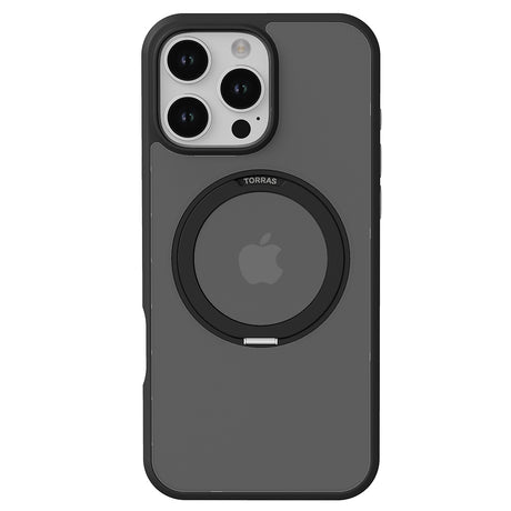 Husa de protectie Torras Ostand Pro MagSafe Series compatibil cu iPhone 16 Pro Max, Negru