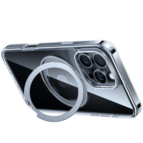 Husa de protectie Torras Ostand Pro MagSafe Series compatibil cu iPhone 16 Pro, Transparent